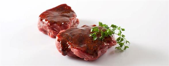 Rødvinsmarinerede oksesteaks