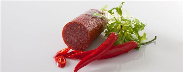 Chilispegepølse - 300g.