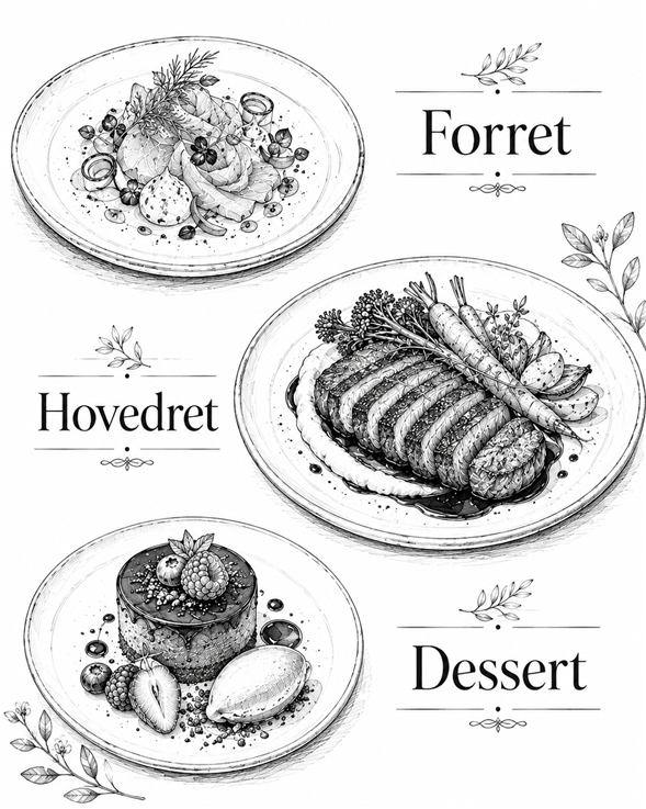 Klassisk menu august, september oktober.